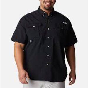 Columbia PFG Bahama II Short Sleeve Fishing Outddor UPF 50+ Shirt Sz XL
